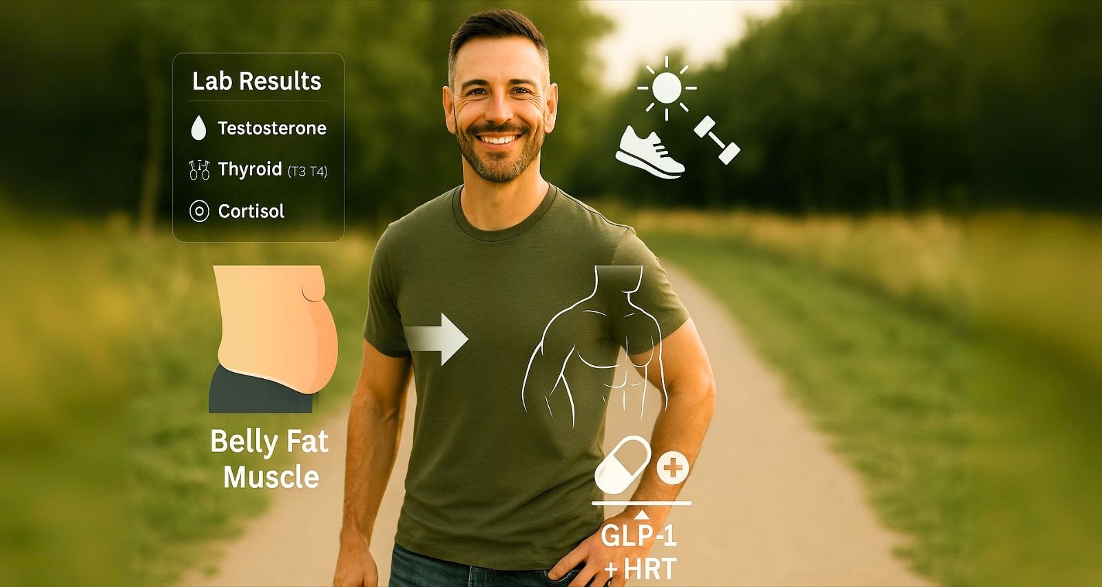 Men Use GLP‑1 Too: How NuVital Supports Male Fat Loss, Hormones, and Energy